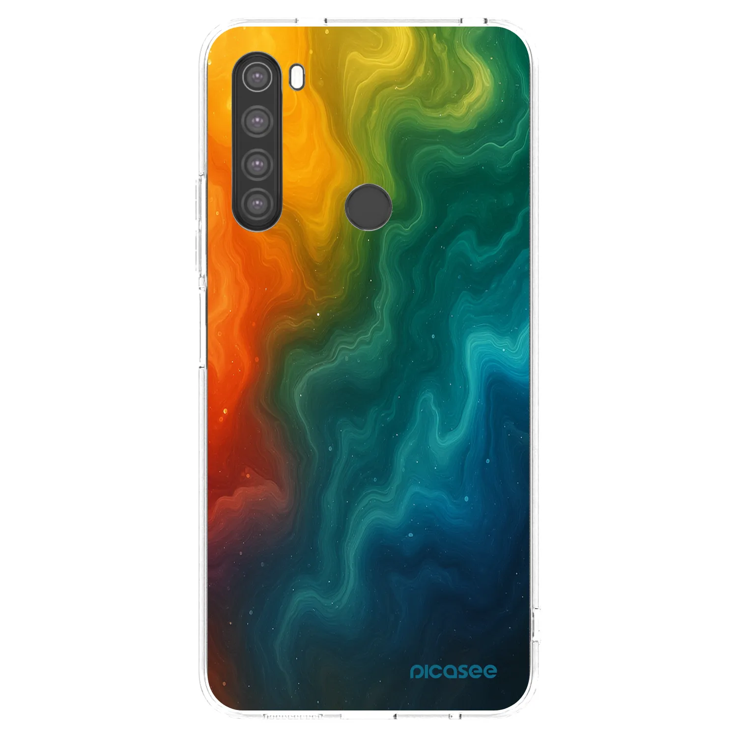 Picasee silikonski prozorni ovitek za Xiaomi Redmi Note 8 - Solar