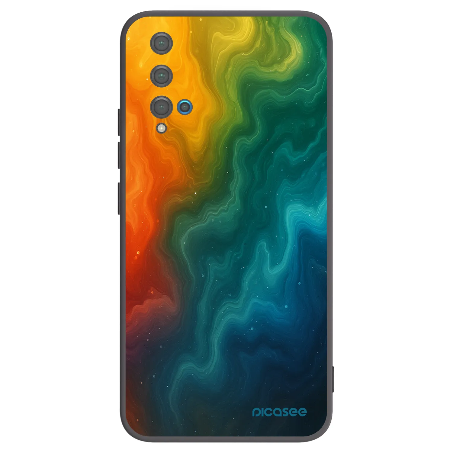 Picasee silikonski črni ovitek za Huawei Nova 5T - Solar
