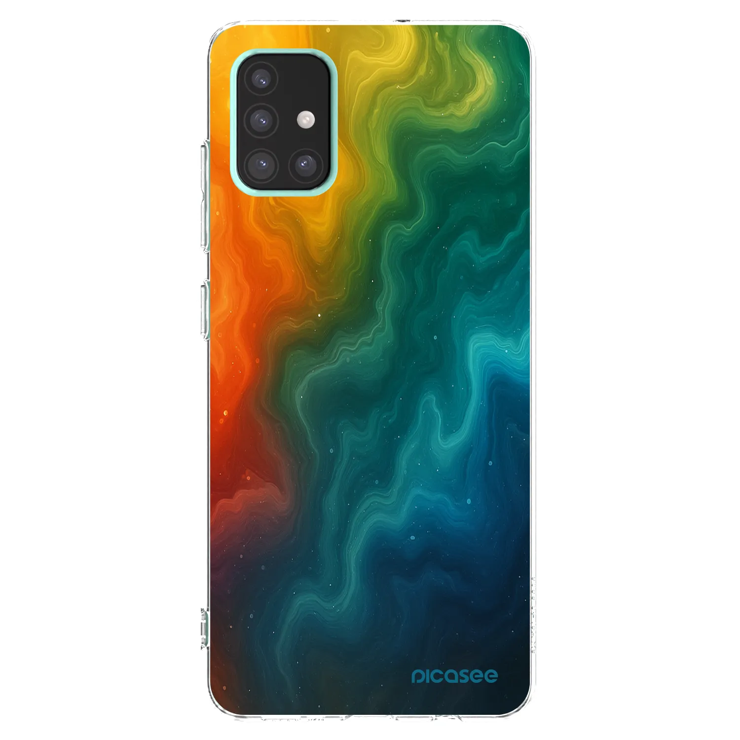 Picasee silikonski prozorni ovitek za Samsung Galaxy A51 A515F - Solar