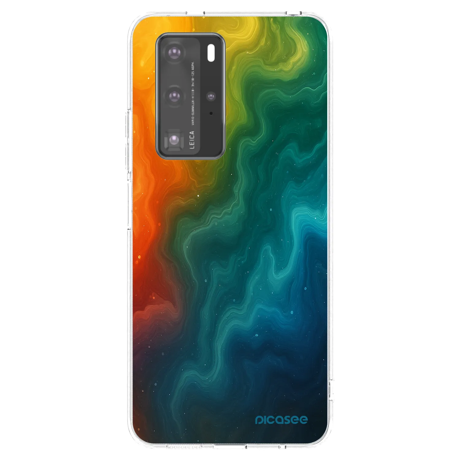 Picasee silikonski prozorni ovitek za Huawei P40 Pro - Solar