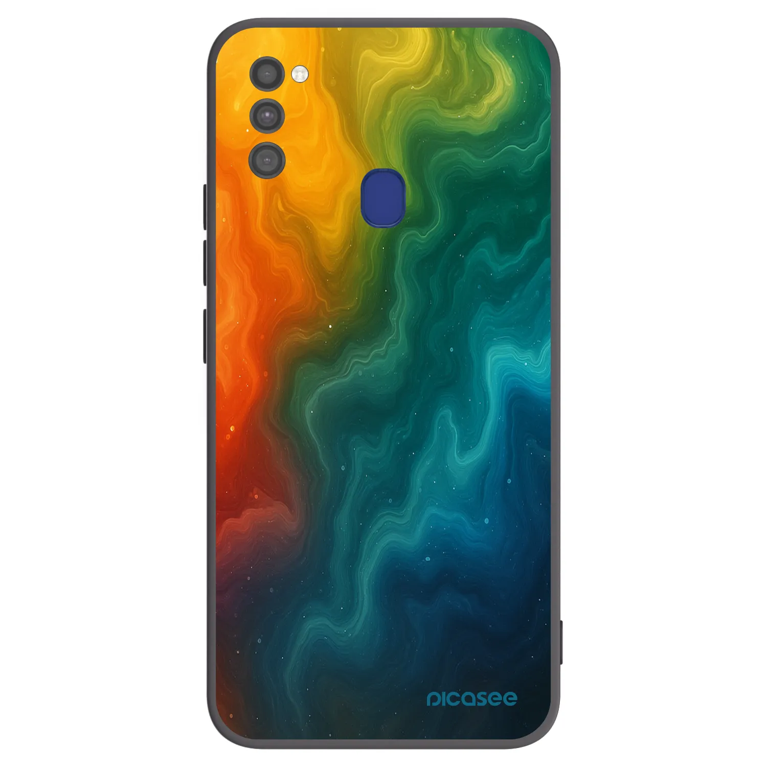 Picasee silikonski črni ovitek za Samsung Galaxy M21 M215F - Solar