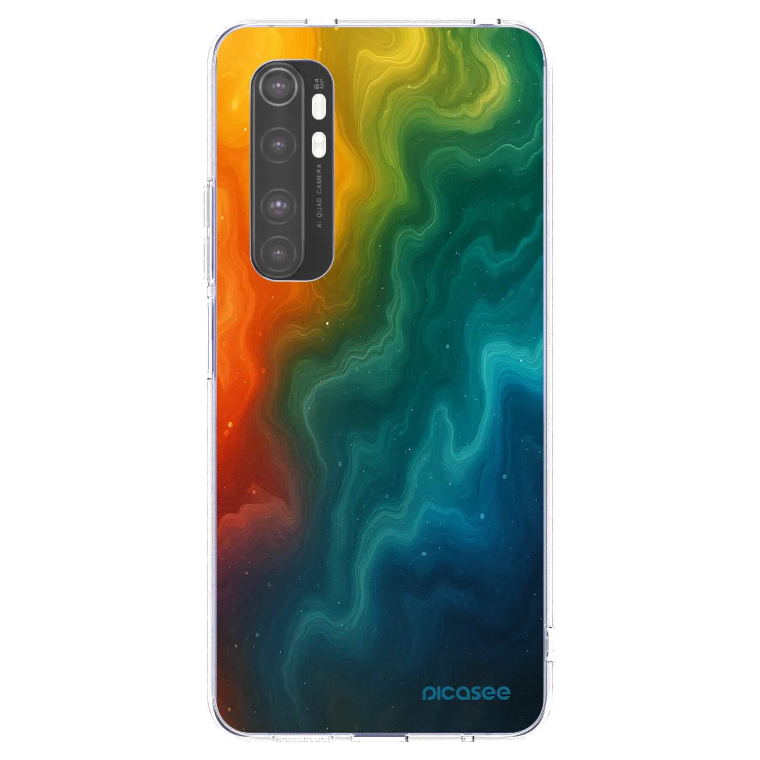 Picasee silikonski prozorni ovitek za Xiaomi Mi Note 10 Lite - Solar