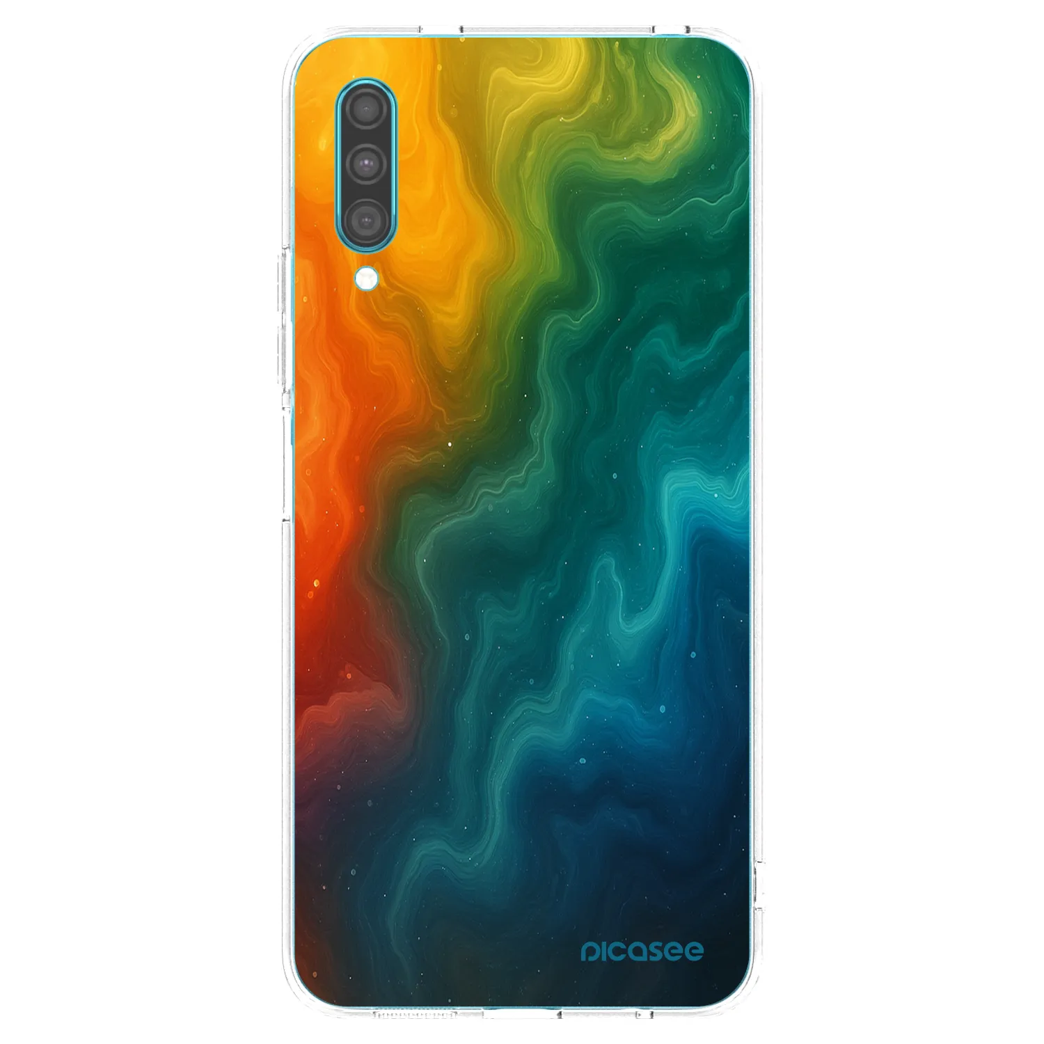 Picasee silikonski prozorni ovitek za Samsung Galaxy A30s A307F - Solar