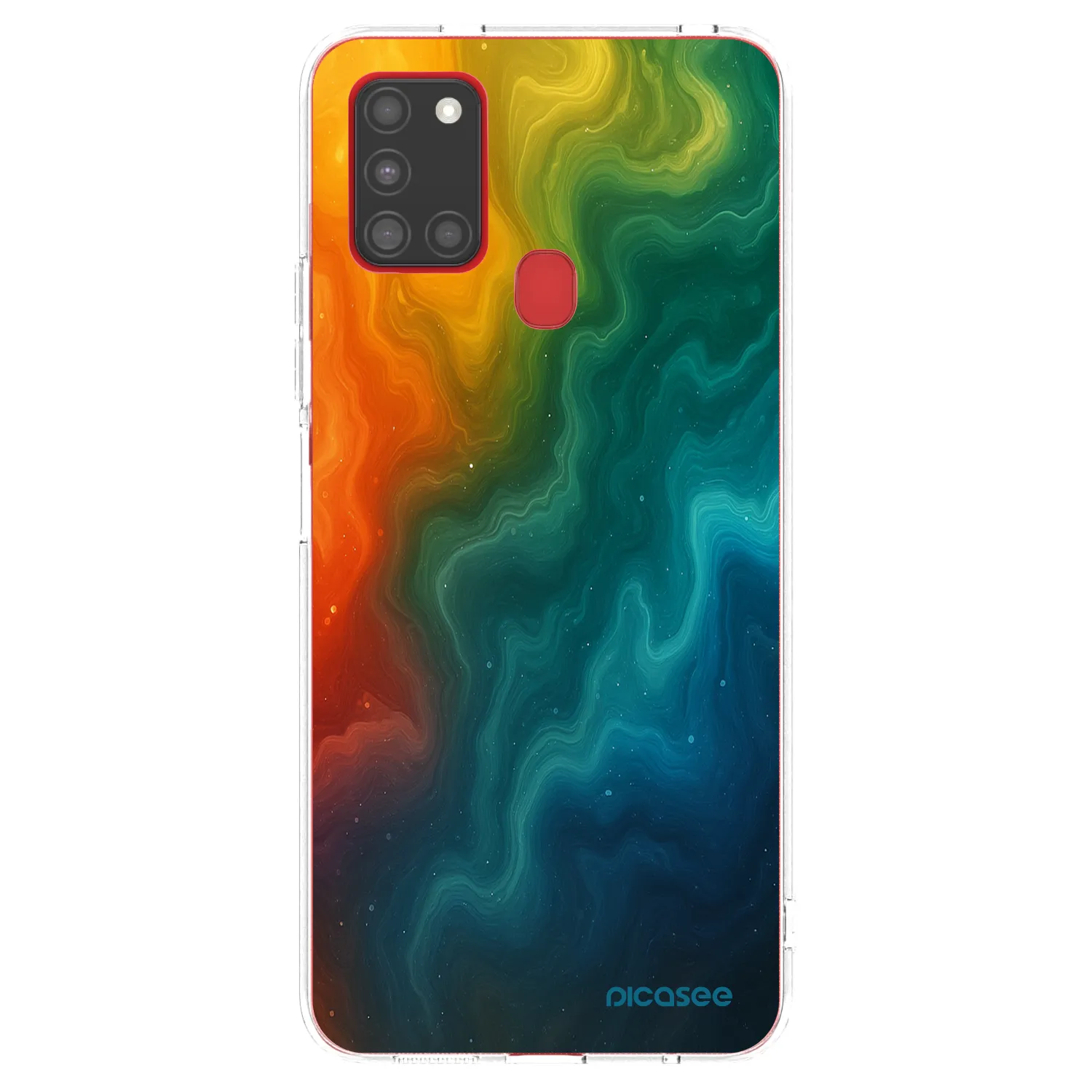 Picasee silikonski prozorni ovitek za Samsung Galaxy A21s - Solar