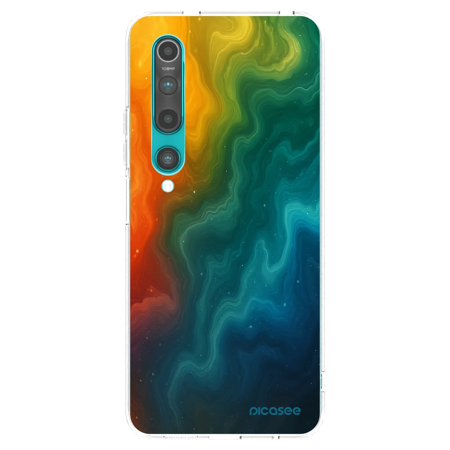Picasee silikonski prozorni ovitek za Xiaomi Mi 10 - Solar