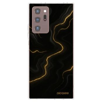 Picasee silikonski prozorni ovitek za Samsung Galaxy Note 20 Ultra - Thunder