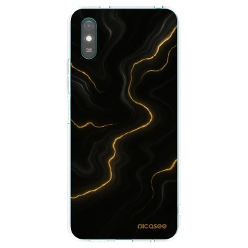 Picasee silikonski prozorni ovitek za Xiaomi Redmi 9A - Thunder