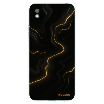 Picasee silikonski črni ovitek za Xiaomi Redmi 9A - Thunder