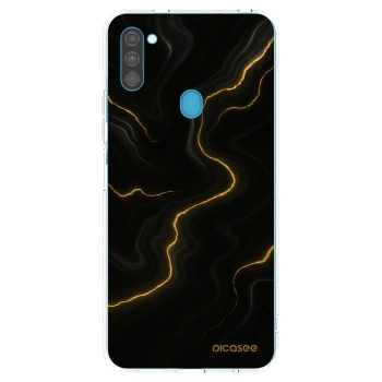 Picasee silikonski prozorni ovitek za Samsung Galaxy M11 - Thunder