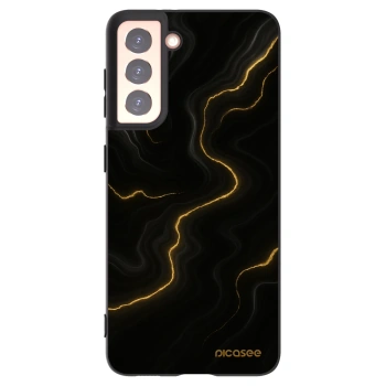 Picasee silikonski črni ovitek za Samsung Galaxy S21 5G G991B - Thunder