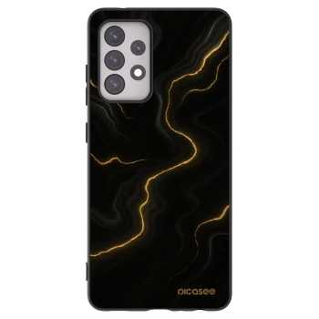 Picasee silikonski črni ovitek za Samsung Galaxy A52 5G A525F - Thunder