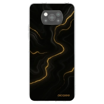 Picasee silikonski črni ovitek za Xiaomi Poco X3 Pro - Thunder