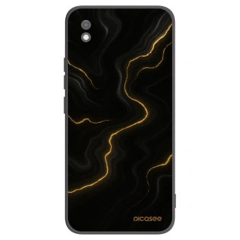 Picasee silikonski črni ovitek za Xiaomi Redmi 9AT - Thunder