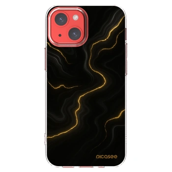 Picasee silikonski prozorni ovitek za Apple iPhone 13 mini - Thunder