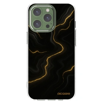 Picasee silikonski prozorni ovitek za Apple iPhone 13 Pro - Thunder