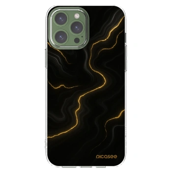 Picasee silikonski prozorni ovitek za Apple iPhone 13 Pro Max - Thunder