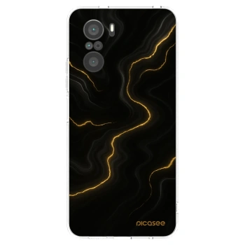Picasee silikonski prozorni ovitek za Xiaomi Poco F3 - Thunder