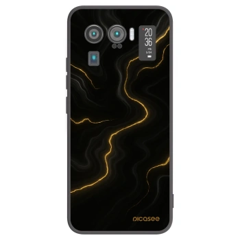 Picasee silikonski črni ovitek za Xiaomi Mi 11 Ultra - Thunder