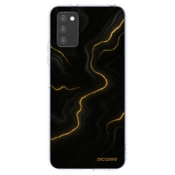Picasee silikonski prozorni ovitek za Samsung Galaxy A02s A025G - Thunder