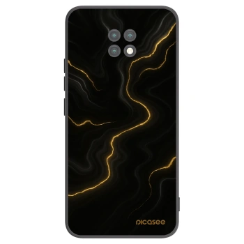 Picasee silikonski črni ovitek za Xiaomi Redmi Note 9T - Thunder