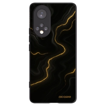 Picasee silikonski črni ovitek za Huawei Nova 9 - Thunder