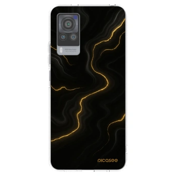 Picasee silikonski prozorni ovitek za Vivo X60 Pro 5G - Thunder