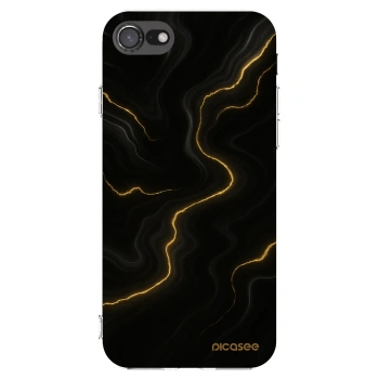 Picasee silikonski prozorni ovitek za Apple iPhone SE 2022 - Thunder