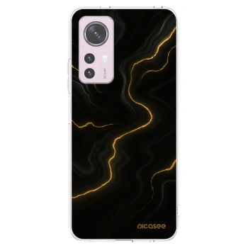 Picasee silikonski prozorni ovitek za Xiaomi 12 - Thunder