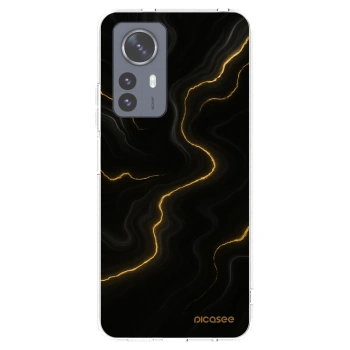 Picasee silikonski prozorni ovitek za Xiaomi 12 Pro - Thunder