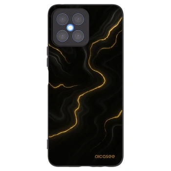 Picasee silikonski črni ovitek za Honor X8 4G - Thunder