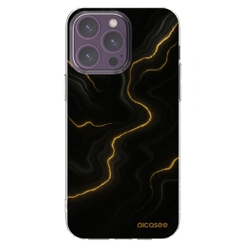 Picasee silikonski prozorni ovitek za Apple iPhone 14 Pro Max - Thunder