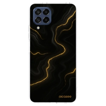 Picasee silikonski prozorni ovitek za Samsung Galaxy M53 5G - Thunder