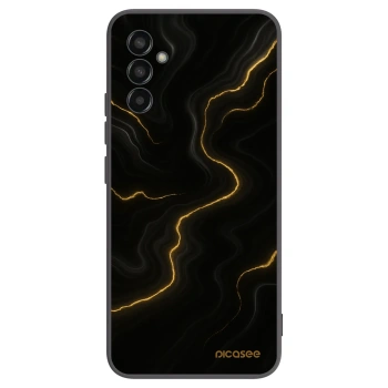 Picasee silikonski črni ovitek za Samsung Galaxy M13 M135F - Thunder