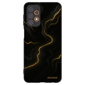Picasee silikonski črni ovitek za Samsung Galaxy A23 A236B 5G - Thunder