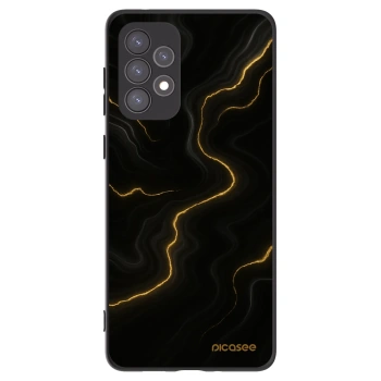 Picasee silikonski črni ovitek za Samsung Galaxy A73 5G - Thunder