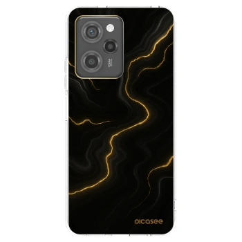 Picasee silikonski črni ovitek za Xiaomi Poco X5 Pro - Thunder
