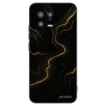 Picasee silikonski črni ovitek za Xiaomi 13 - Thunder