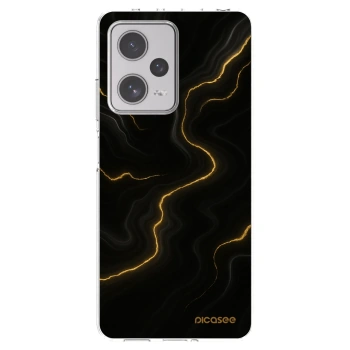 Picasee silikonski prozorni ovitek za Xiaomi Redmi Note 12 Pro+ 5G - Thunder