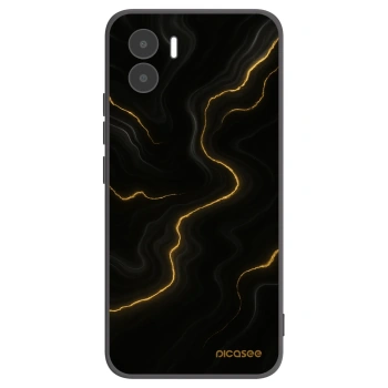 Picasee silikonski črni ovitek za Xiaomi Redmi A2 - Thunder