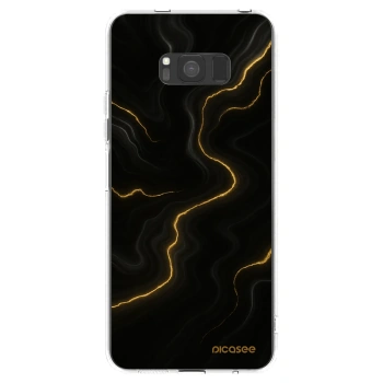 Picasee silikonski prozorni ovitek za Samsung Galaxy S8 G950F - Thunder