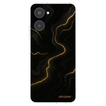 Picasee silikonski prozorni ovitek za Realme 10 4G - Thunder