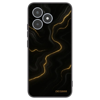 Picasee silikonski črni ovitek za Realme C53 - Thunder