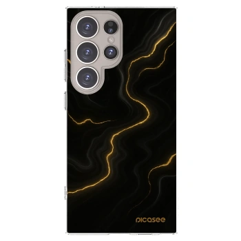 Picasee silikonski prozorni ovitek za Samsung Galaxy S24 Ultra S928B 5G - Thunder