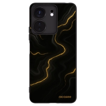 Picasee silikonski črni ovitek za Xiaomi Redmi 13C 4G - Thunder