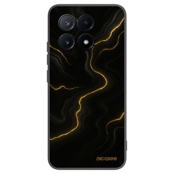 Picasee silikonski črni ovitek za Xiaomi Poco X6 Pro - Thunder