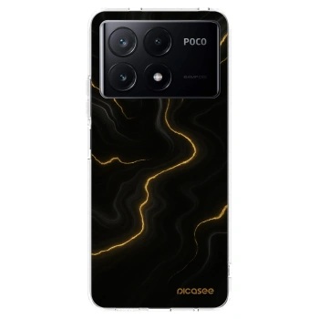 Picasee silikonski prozorni ovitek za Xiaomi Poco X6 Pro - Thunder