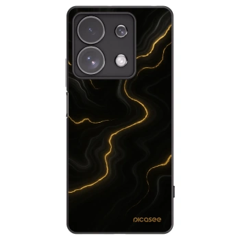 Picasee silikonski črni ovitek za Xiaomi Redmi Note 13 Pro 4G - Thunder
