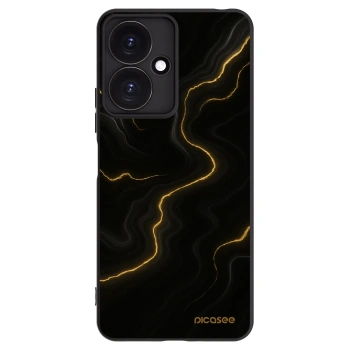 Picasee silikonski črni ovitek za Xiaomi Redmi 13C 5G - Thunder