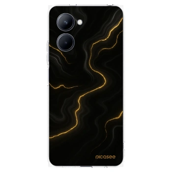 Picasee silikonski prozorni ovitek za Realme C33 (2023) - Thunder