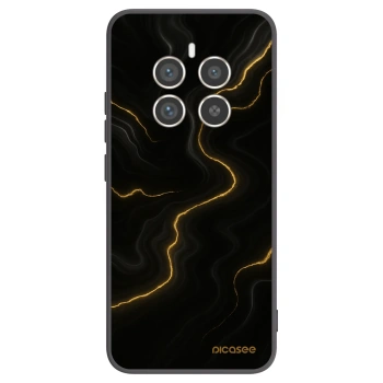 Picasee silikonski črni ovitek za Realme 12 Pro 5G - Thunder